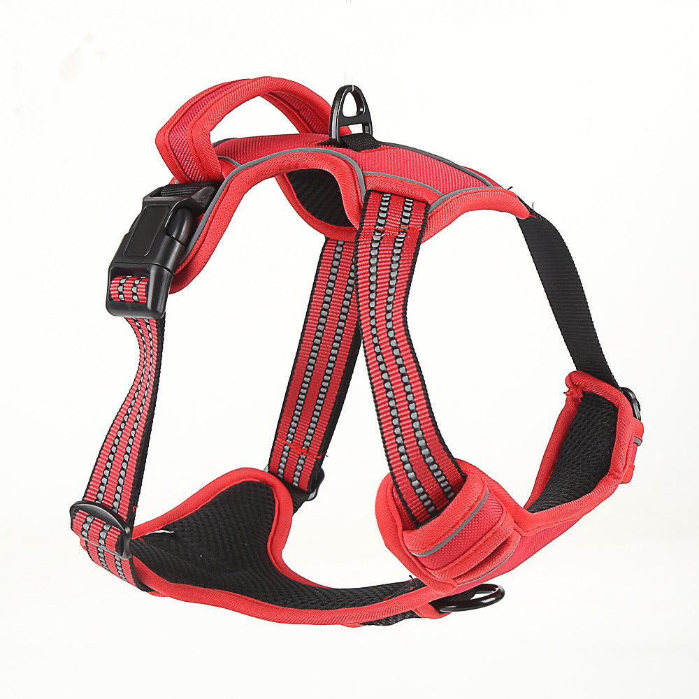 Harnais Anti-Traction Chien | Respirant, Réfléchissant & Double Attache | No-Pull