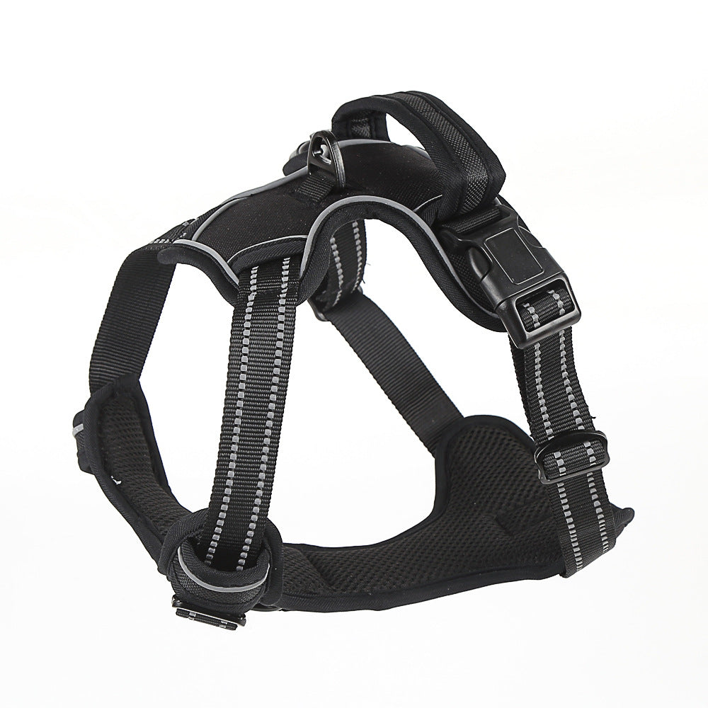 Harnais Anti-Traction Chien | Respirant, Réfléchissant & Double Attache | No-Pull
