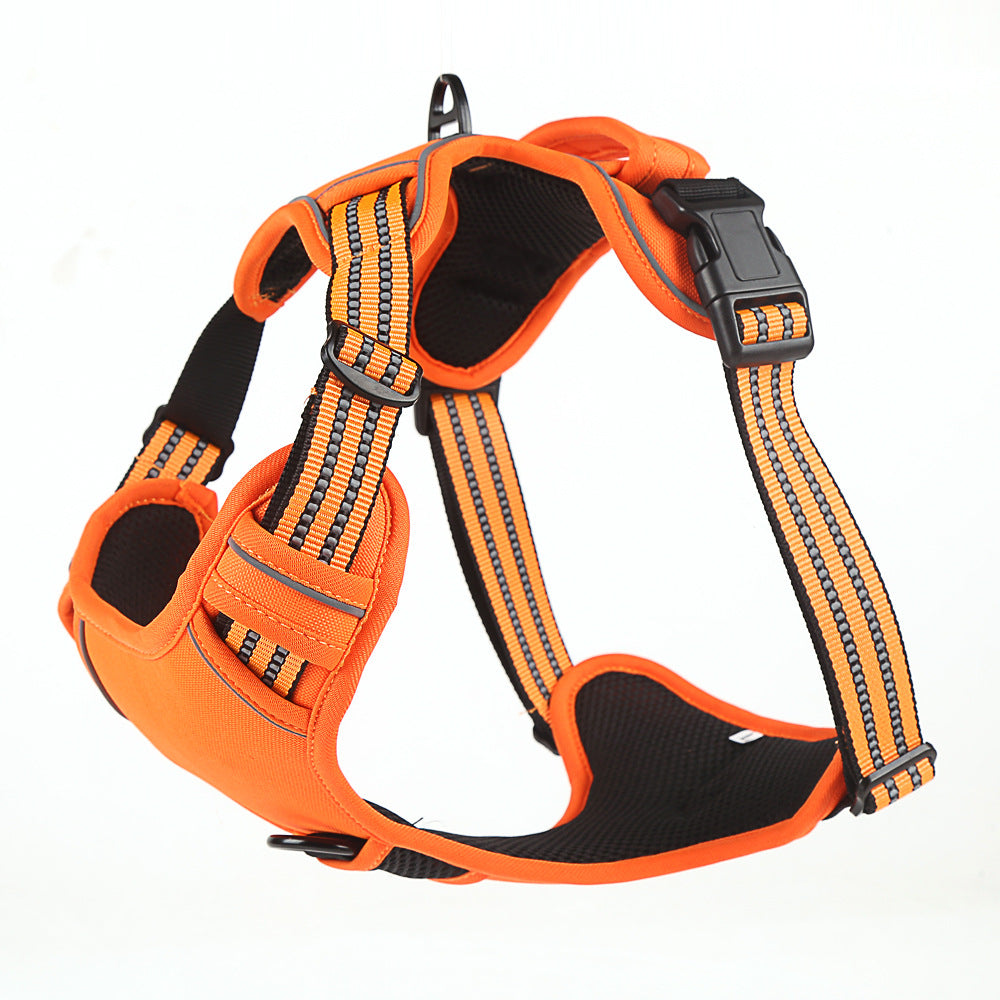 Harnais Anti-Traction Chien | Respirant, Réfléchissant & Double Attache | No-Pull