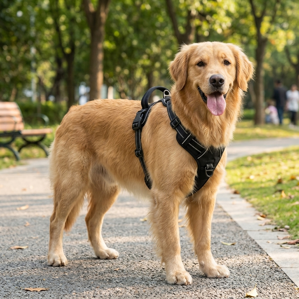 Harnais Anti-Traction Chien | Respirant, Réfléchissant & Double Attache | No-Pull
